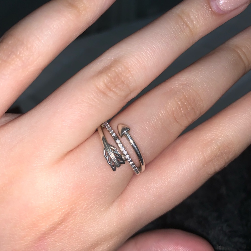 Wrap-Around Arrow Pandora Ring